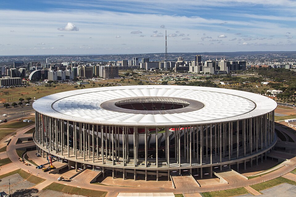 Vista aérea del estadio Mineirão